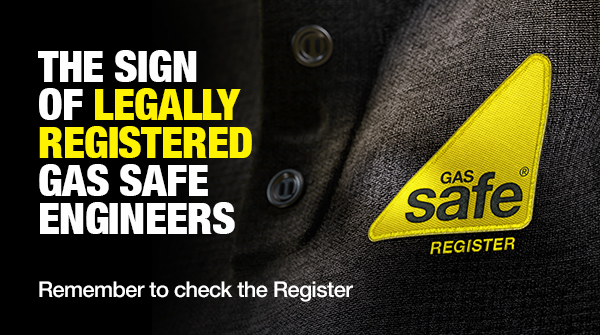 The sign of legally registered Gas Safe engineers